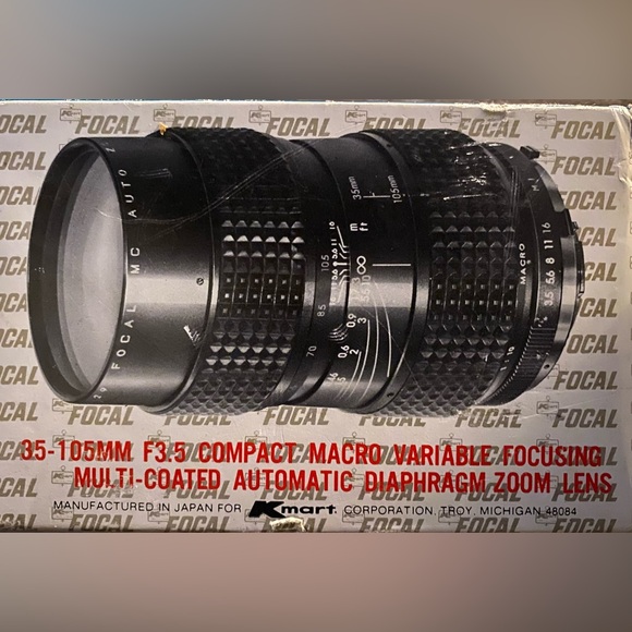 Vintage Focal 35-105mm f/3.5 lens for Minolta - Picture 7 of 9